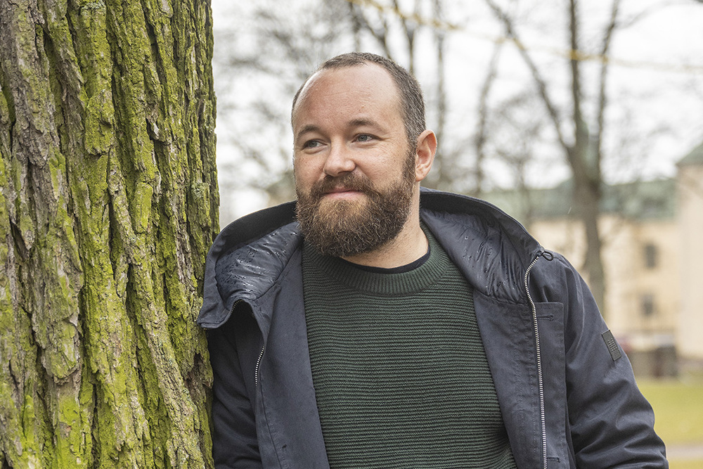 Simon Hjort, ansvarig för projektet. Foto: Örjan Karlsson